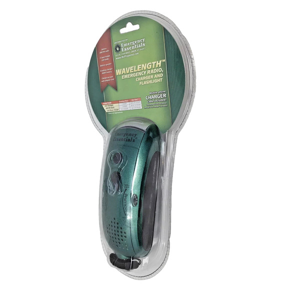 Emergency Essentials Green Wavelength Emergency Radio Flashlight Charger - Picture 2 of 4